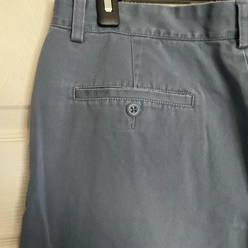 J. Crew Relaxed Fit Men's Slate Blue Chinos 100% Cotton 34X34